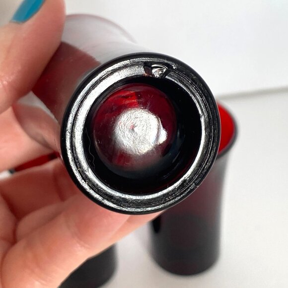 Anchor Hocking Royal Ruby 1.5 Oz Shot Whiskey Glasses Slender 3in Vtg Barware - Picture 5 of 6